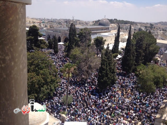 فيديو- القدس: 350 الف مصل أدوا الجمعة الثاني من رمضان في الاقصى